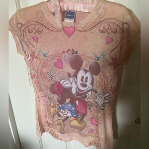 Disney ladies vintage Mickey  Mouse T-Shirt